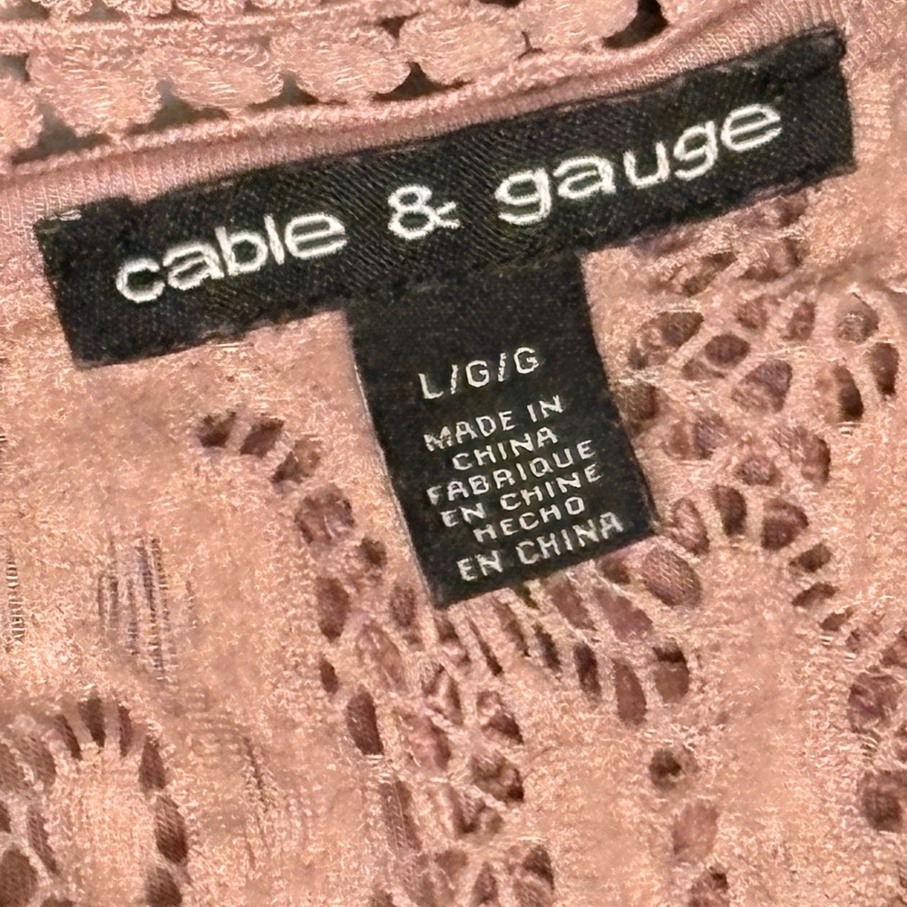 Cable & Gauge Lace-Inset Blouse | Business in the Front, Fancy Everywhere 💅🏻✨ - Picture 6 of 8